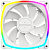 Вентилятор Montech RX120 Reverse ARGB 120х120x25 белый 4-pin 27дБ (RX120 PWM WHITE) Ret