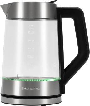 Чайник электрический Polaris PWK 1725CGLD WIFI IQ Home, 1,7 л, 2200 Вт, стекло