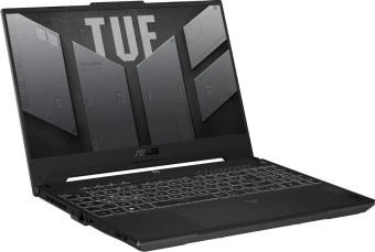 Ноутбук 15.6" Asus TUF Gaming A15 FA507NVR-LP118 Ryzen 7 7435HS 32Gb SSD512Gb NVIDIA GeForce RTX4060 8Gb IPS FHD (1920x1080) noOS grey WiFi BT Cam (9
