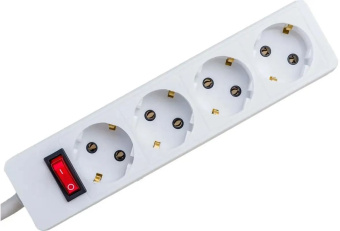 Сетевой фильтр PROconnect STANDARD 4роз. 5м белый (11-7231)