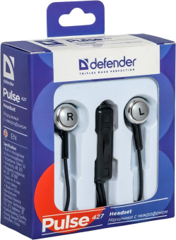 Наушники DEFENDER (63427) PULSE 427 черный