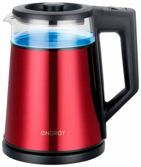 Чайник электрический Energy E-200 1.2л 1350Вт красный