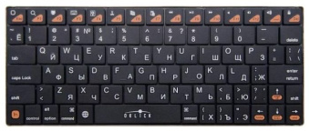 Клавиатура Oklick 840S black USB slim