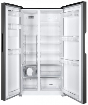 Холодильник Maunfeld MFF177NFB черный (двухкамерный)