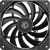 Вентилятор ID-Cooling TF-12015-K 120x120x15mm черный 4-pin 14-35dB 110gr Ret