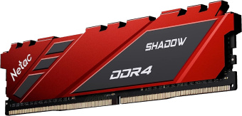 Память DDR4 8GB 3200MHz Netac NTSDD4P32SP-08R Shadow RTL PC4-25600 CL16 DIMM 288-pin 1.35В с радиатором Ret