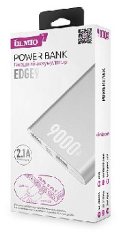 OLMIO EDGE9 9000MAH, серебро (38789)
