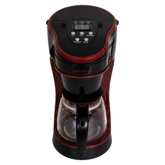 Кофеварка капельная Supra CMS-0655 750Вт черный с красным