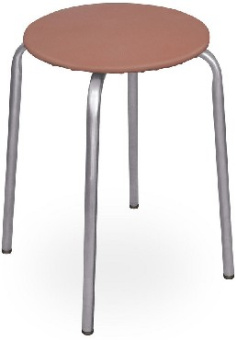 НИКА Табурет "Эконом" ТЭ2 /К коричневый