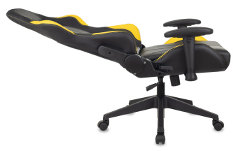 Кресло игровое Zombie VIKING 5 AERO черный/желтый эко.кожа с подголов. крестов. пластик