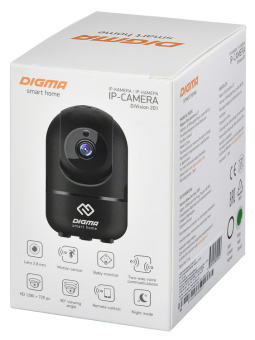 Камера видеонаблюдения IP Digma DiVision 201 2.8-2.8мм цв. корп.:черный (DV201)