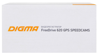 Видеорегистратор Digma FreeDrive 620 GPS Speedcams черный 2Mpix 1080x1920 1080p 150гр. GPS GPCV1167