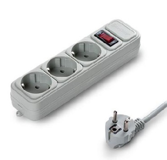 EXEGATE SP-3-5G (3 роз/5M/евровилка) серый