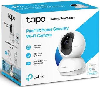 Камера видеонаблюдения IP TP-Link TAPO C200 4-4мм цветная корп.:белый