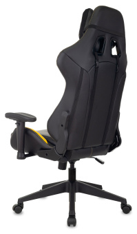Кресло игровое Zombie VIKING 5 AERO черный/желтый эко.кожа с подголов. крестов. пластик