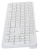 Клавиатура Оклик 500M белый USB slim Multimedia