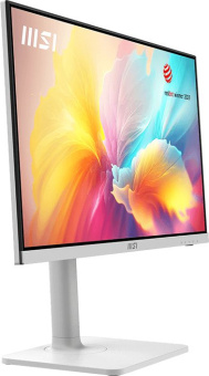 Монитор MSI 23.8" Modern MD2412PW белый IPS LED 1ms 16:9 HDMI M/M матовая HAS Piv 300cd 178гр/178гр 1920x1080 100Hz FreeSync FHD USB 4.65кг
