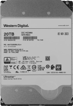 Жесткий диск 20Tb WD SATA-III 0F38785 (7200rpm) 512Mb 3.5"