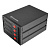Сменный бокс для HDD/SSD Thermaltake Max 3504 SATA I/II/III/SAS металл черный hotswap 4