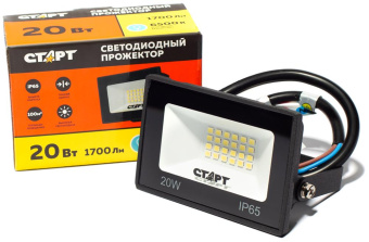СТАРТ (19378) LED FL 20W65 N