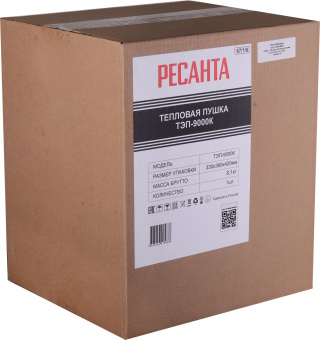Тепловая пушка электрическая Ресанта ТЭП-9000К 9000Вт красный
