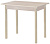 ЭЛЕГИЯ Стол обеденный ЛДСП ПН (Бесцветный (Лак),Ясень шимо светлый)