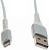 Кабель Cactus CS-LG.USB.A-1 USB (m)-Lightning (m) 1м белый блистер