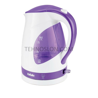 Чайник электрический BBK EK1700P белый/фиолетовый