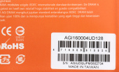 Память DDR3 4GB 1600MHz AGi AGI160004UD128 UD128 RTL PC4-12800 DIMM 240-pin 1.2В Ret