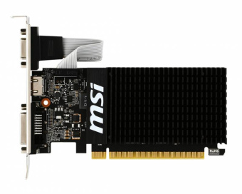 Видеокарта MSI PCI-E GT 710 2GD3H LP NVIDIA GeForce GT 710 2048Mb 64 DDR3 954/1600 DVIx1 HDMIx1 CRTx1 HDCP Ret low profile