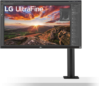 Монитор LG 27" UltraFine 27UN880-B черный IPS LED 16:9 HDMI матовая 1000:1 350cd 178гр/178гр 3840x2160 D-Sub FHD 4.6кг