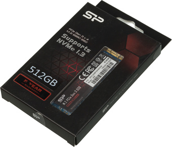 Накопитель SSD Silicon Power PCI-E x4 512Gb SP512GBP34A80M28 M-Series M.2 2280