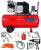 Компрессор поршневой Fubag Master Auto Master Kit масляный 400л/мин 50л 2200Вт красный/черный